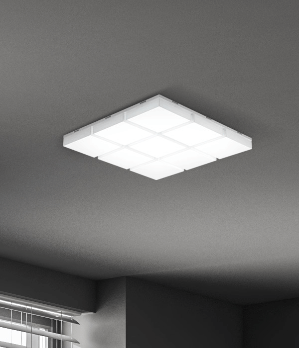 아크스 9등 국산LED 아파트거실등 225W