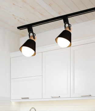 나팔 원목 우드 레일등 인테리어 레일조명